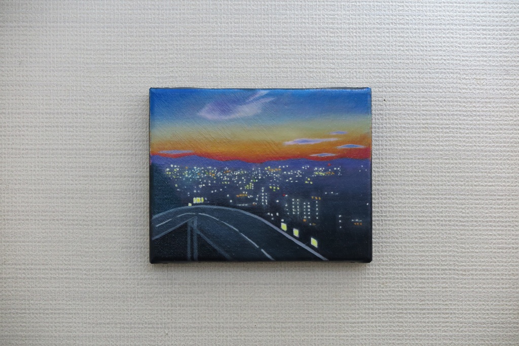 【原画】夕映えを重ねる