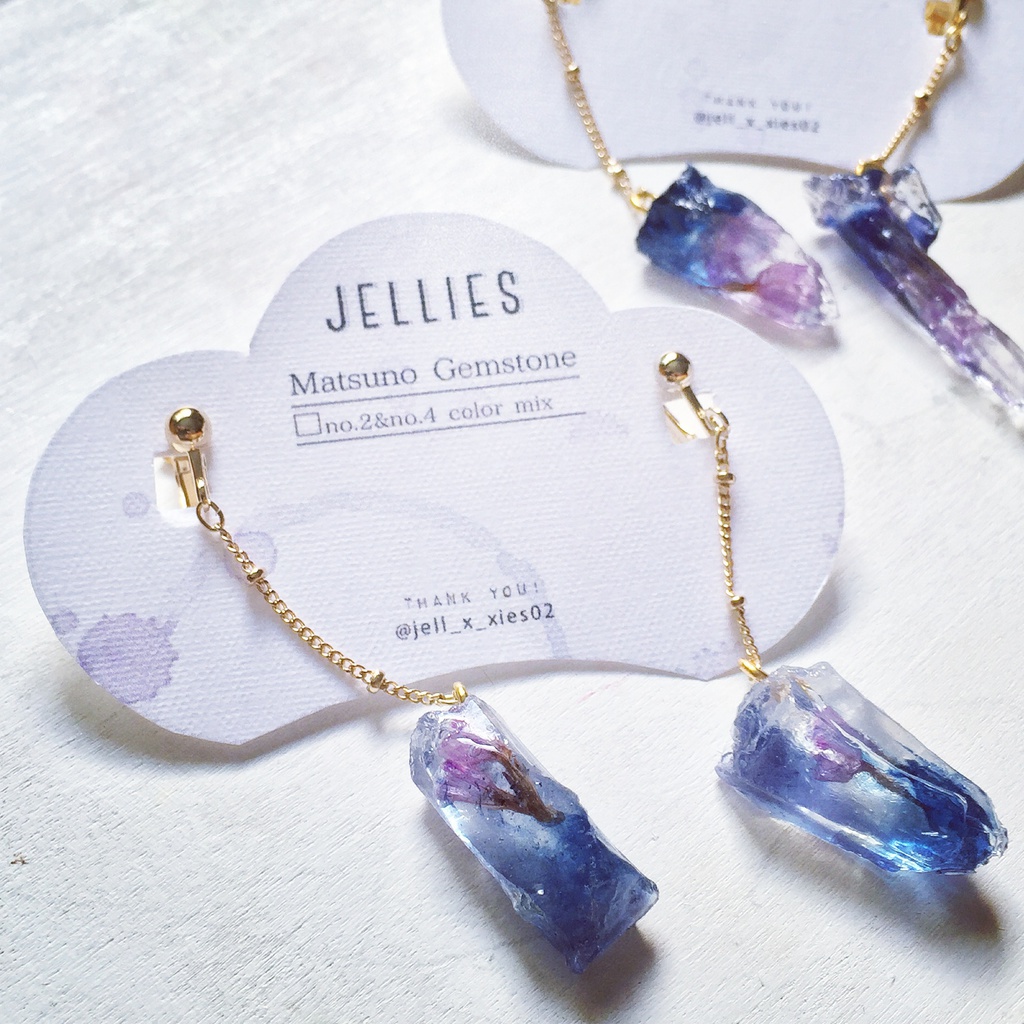 あんしんboothパック Matsuno Gemstone 鉱物モチーフアクセサリー Jellies Store Booth