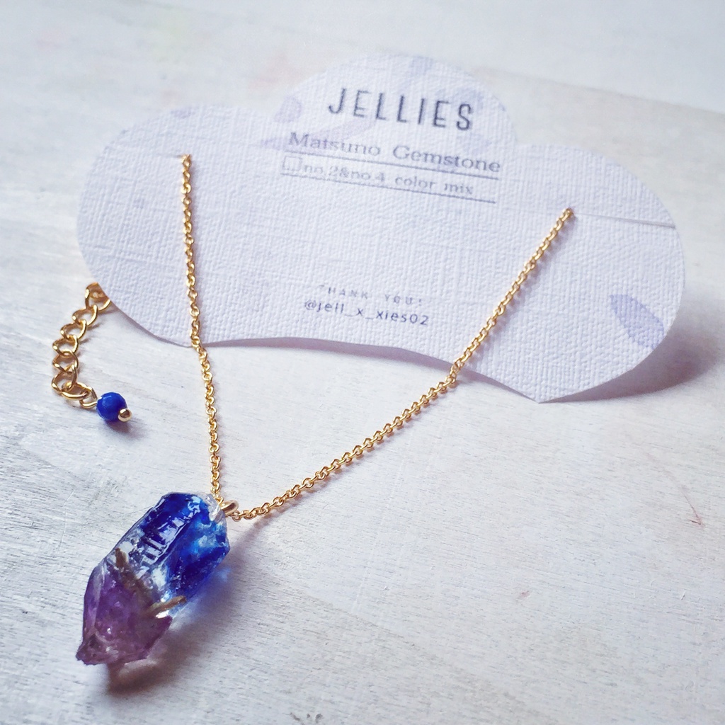 Matsuno gemstone 鉱物モチーフネックレス