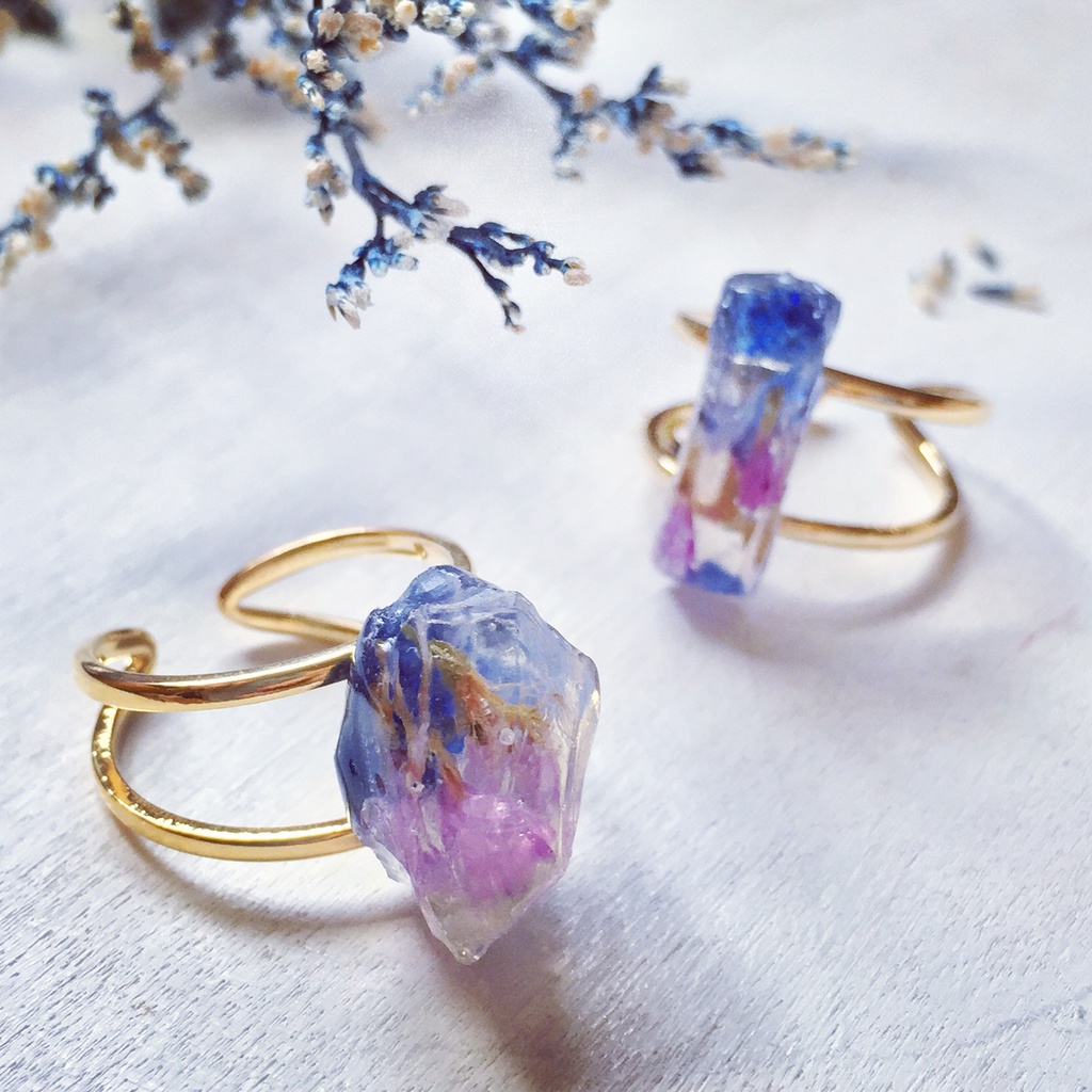【再々販】Matsuno gemstone 鉱物モチーフリング