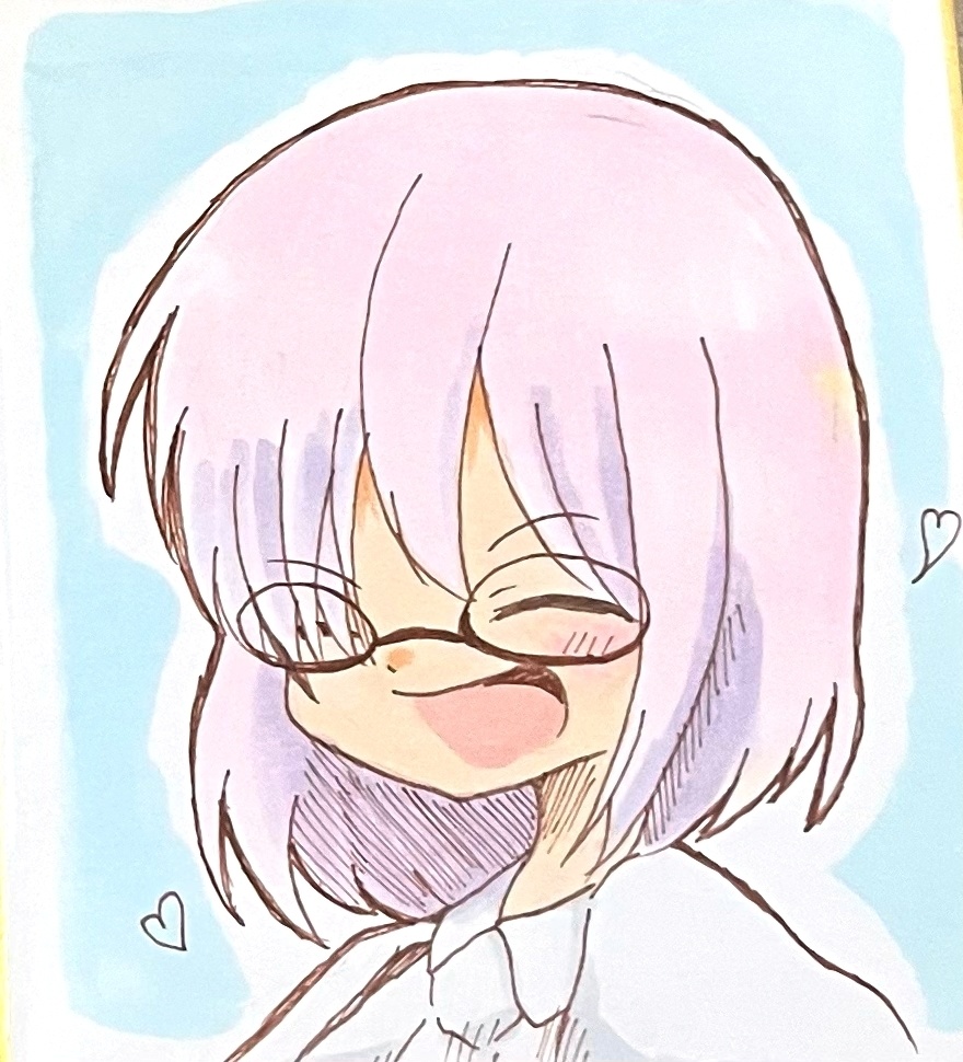 にこにこマシュ色紙