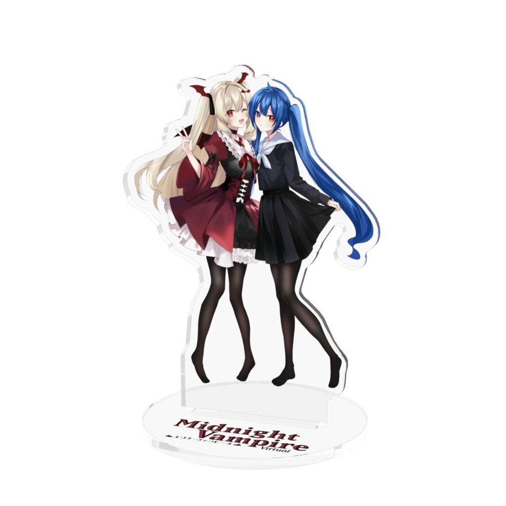 【キービジュアル】エリナ&エクシア(黒タイツor生脚)_アクリルフィギュア
