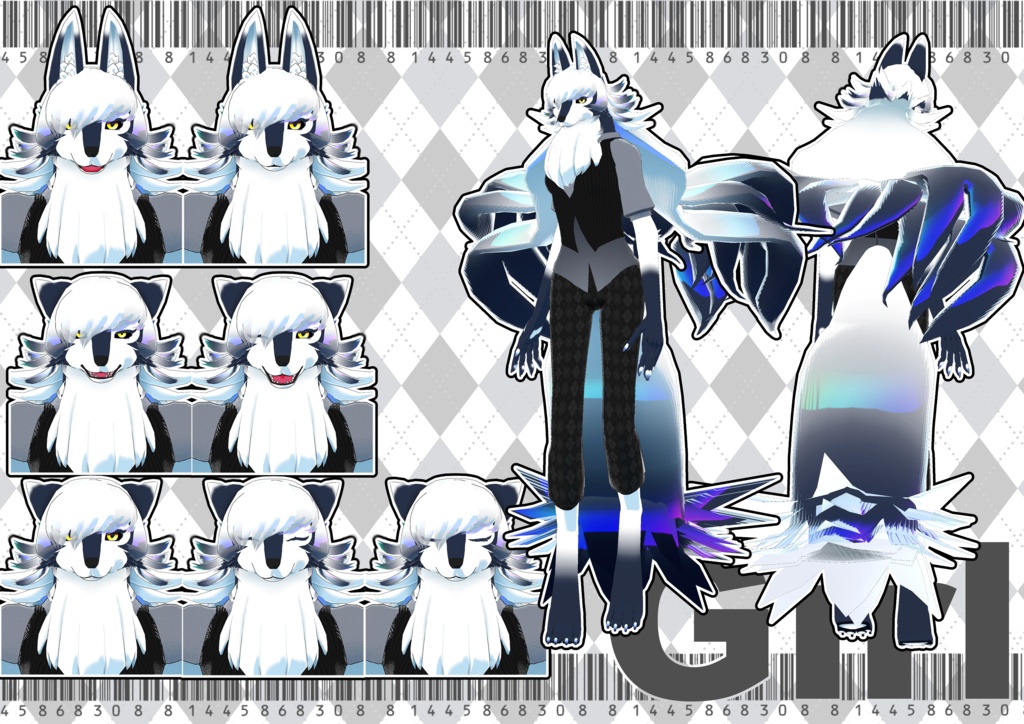 オリジナル3Dモデル「リュクス」(Lycus)