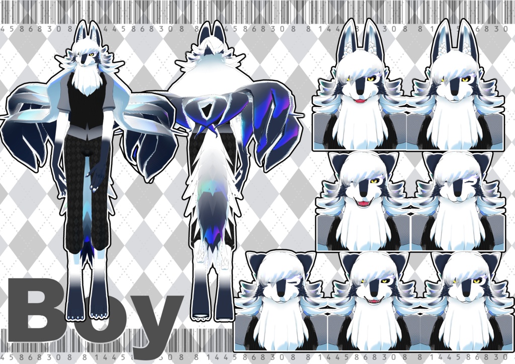 オリジナル3Dモデル「リュクス」(Lycus)