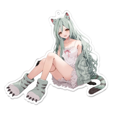 =1周年記念= 〖干支寅のら〗アクリルキーホルダー