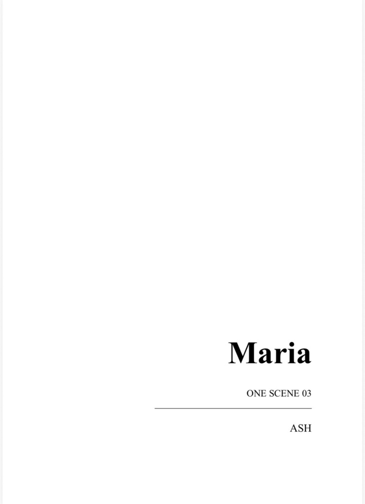 Maria — One Scene 03