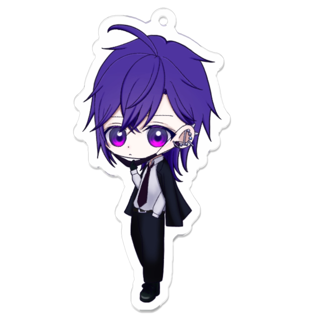 菖蒲さん。 アクリルキーホルダー SDスーツver.
