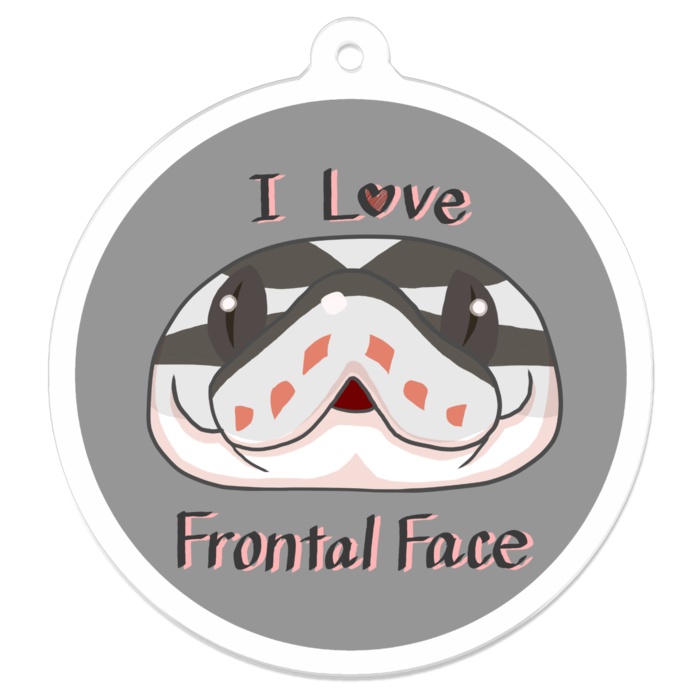 ボールパイソン正面顔愛し隊アクリルキーホルダー(全6種)