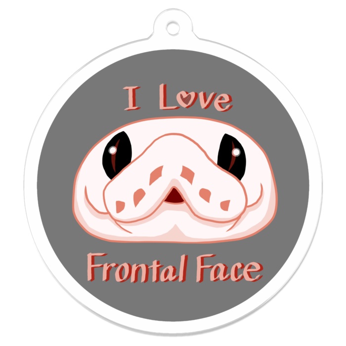 ボールパイソン正面顔愛し隊アクリルキーホルダー(全6種)