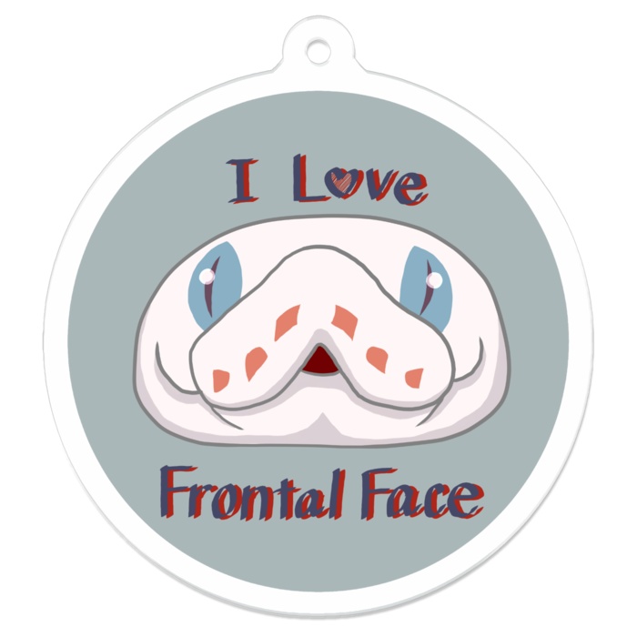 ボールパイソン正面顔愛し隊アクリルキーホルダー(全6種)