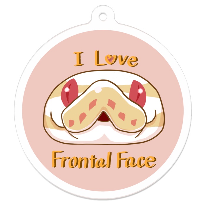 ボールパイソン正面顔愛し隊アクリルキーホルダー(全6種)