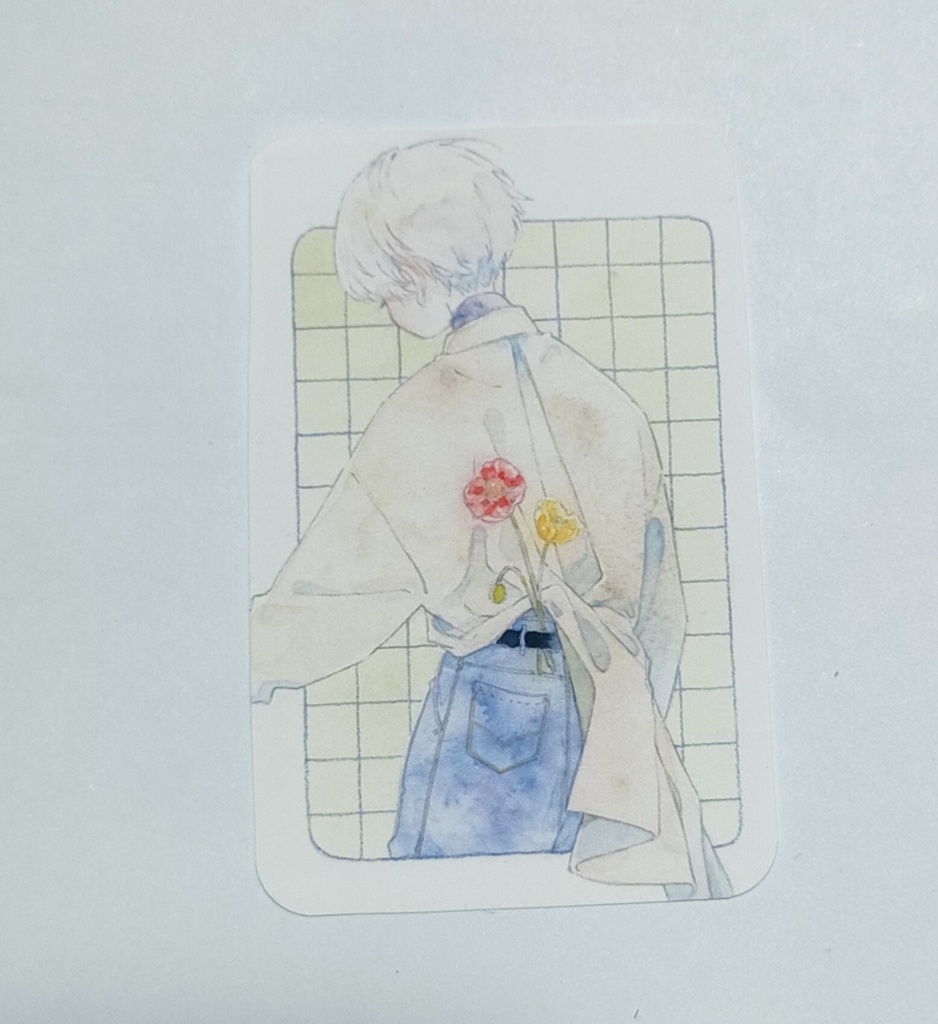 ステッカー：💐