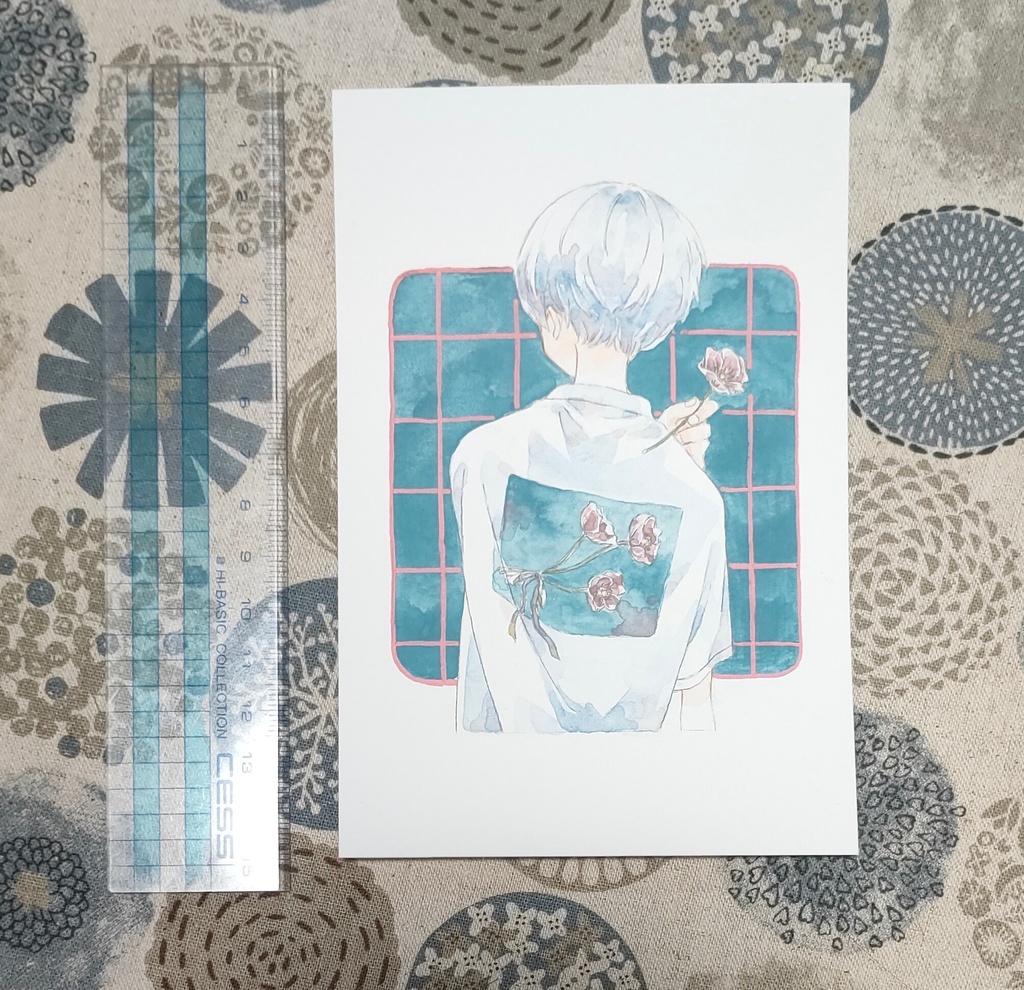 原画：a bunch of flowers