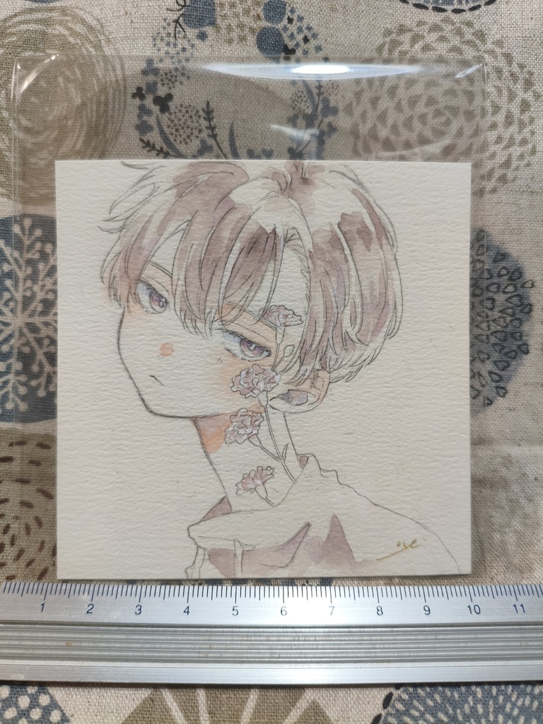 ドローイング　カーネーション