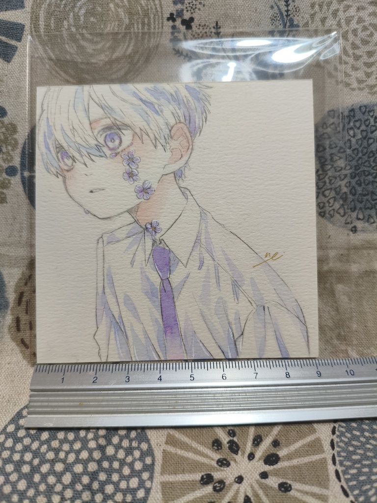 ドローイング　サンカヨウ