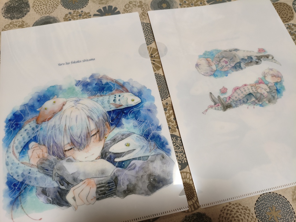 クリアファイル　夜は深く沈む