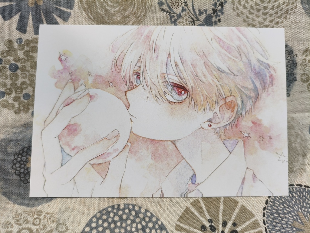 ポストカード　月