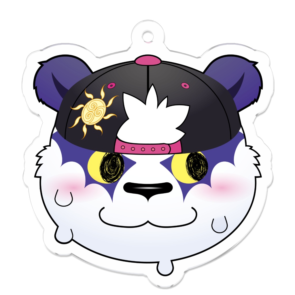 汗だくアールプ君アクキー改