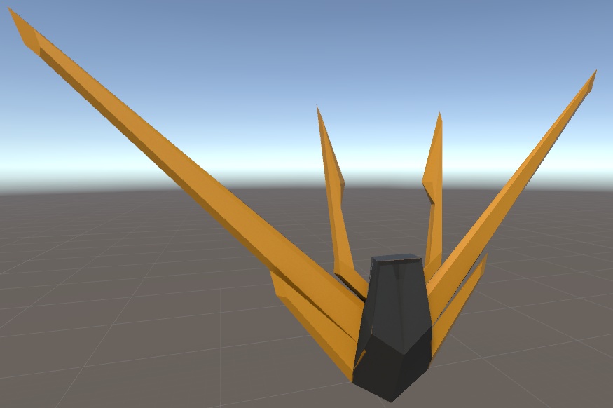 某ガン〇ムのファンネルと角【VRC利用想定】