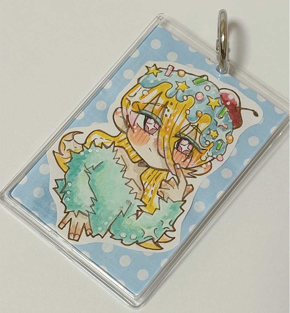 BIG原画アクリルキーホルダー(アイスクリーム)