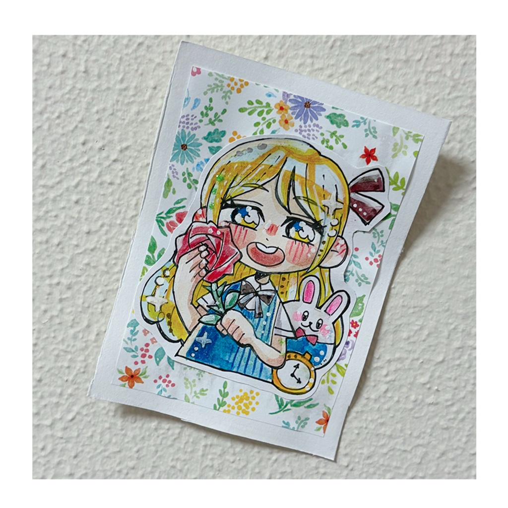 ミニ原画(アリスちゃん)