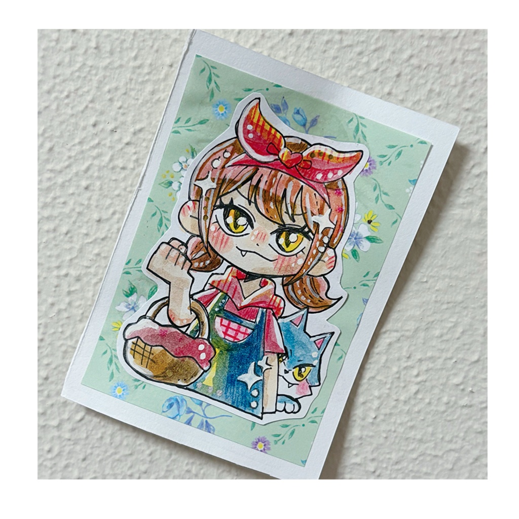 ミニ原画(赤ずきんちゃん)