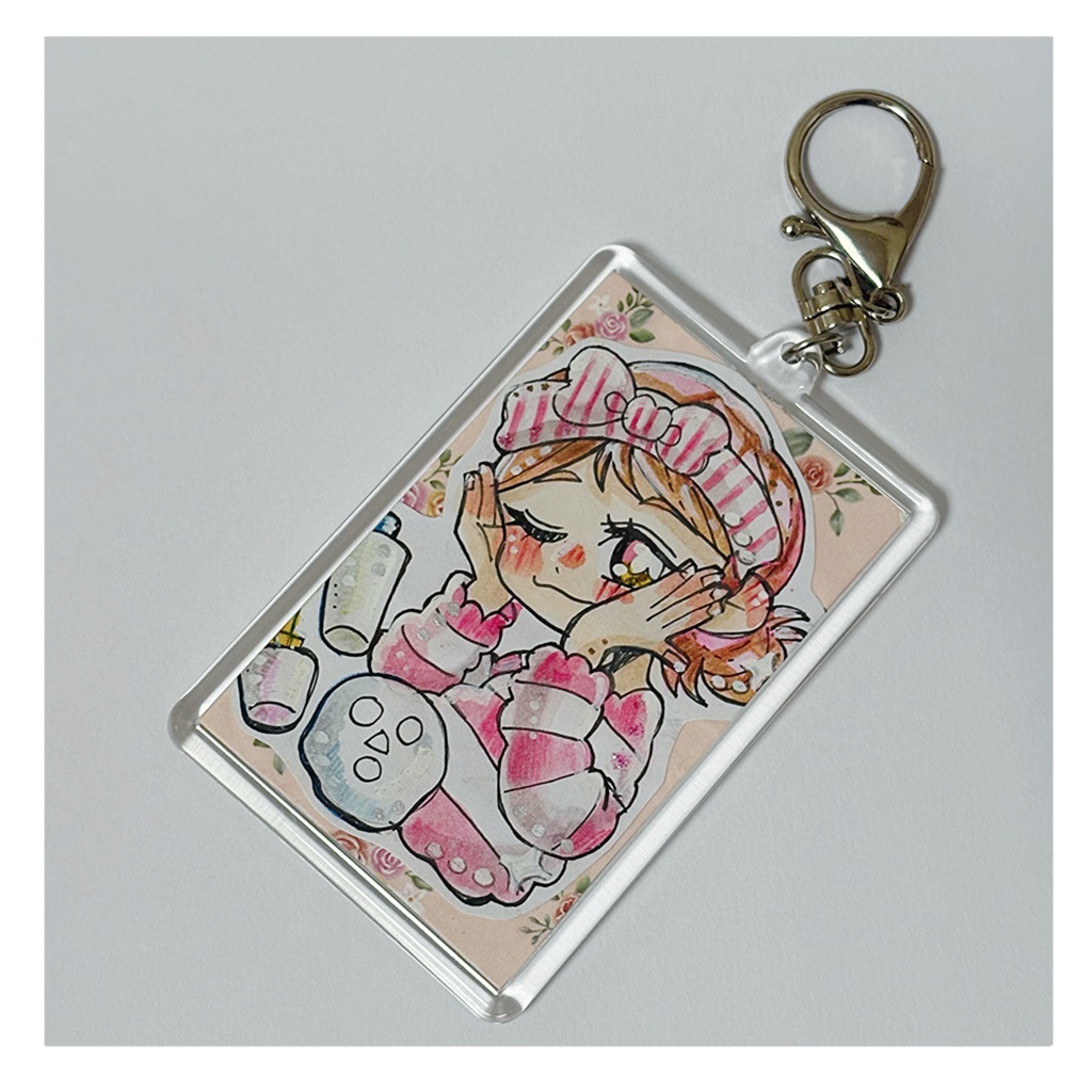 原画アクリルキーホルダーチェキサイズ(リラックスタイム)