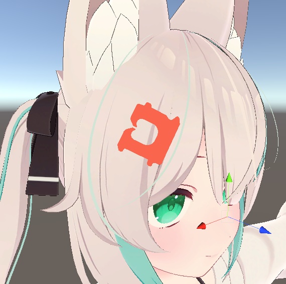 【無料】パンのクリップ　髪留め　VRC想定