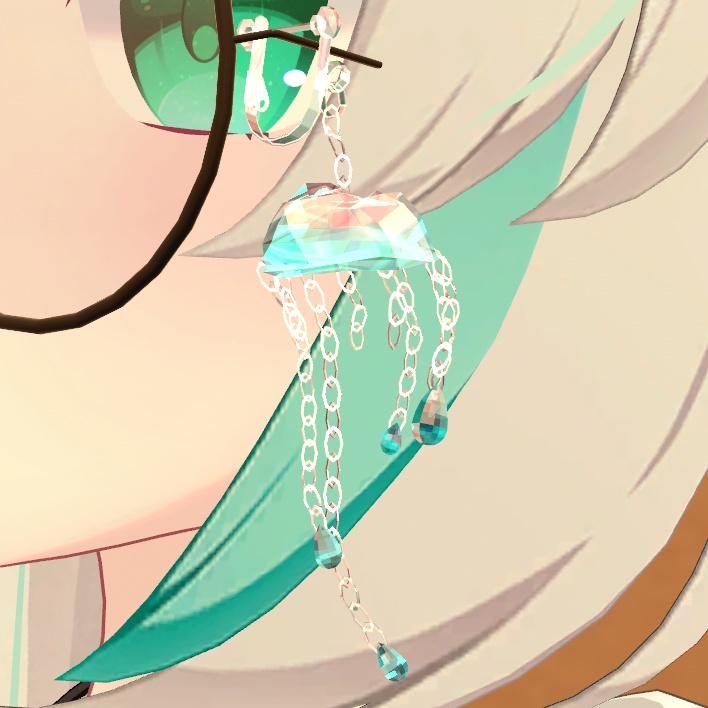 くらげのピアス　VRC想定