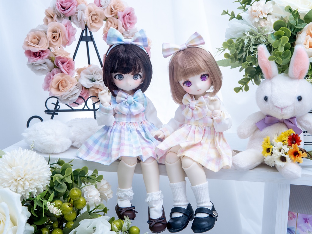 1/6サイズ　セーラー襟ジャンスカセット