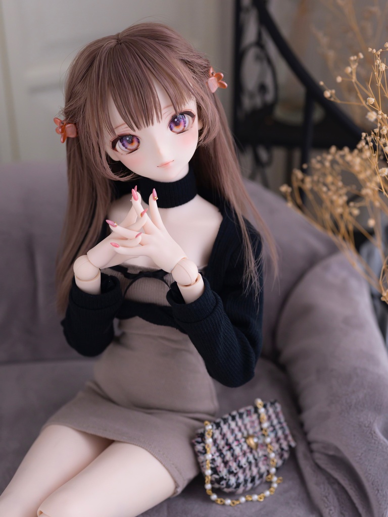 ニットワンピ＆ボレロセット