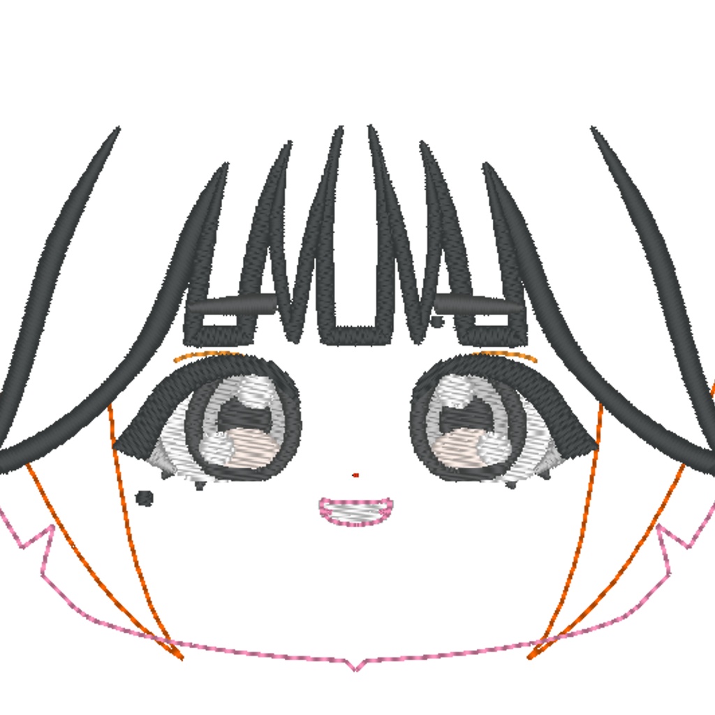 【刺繍代行】ぬいぐるみのお顔刺繍