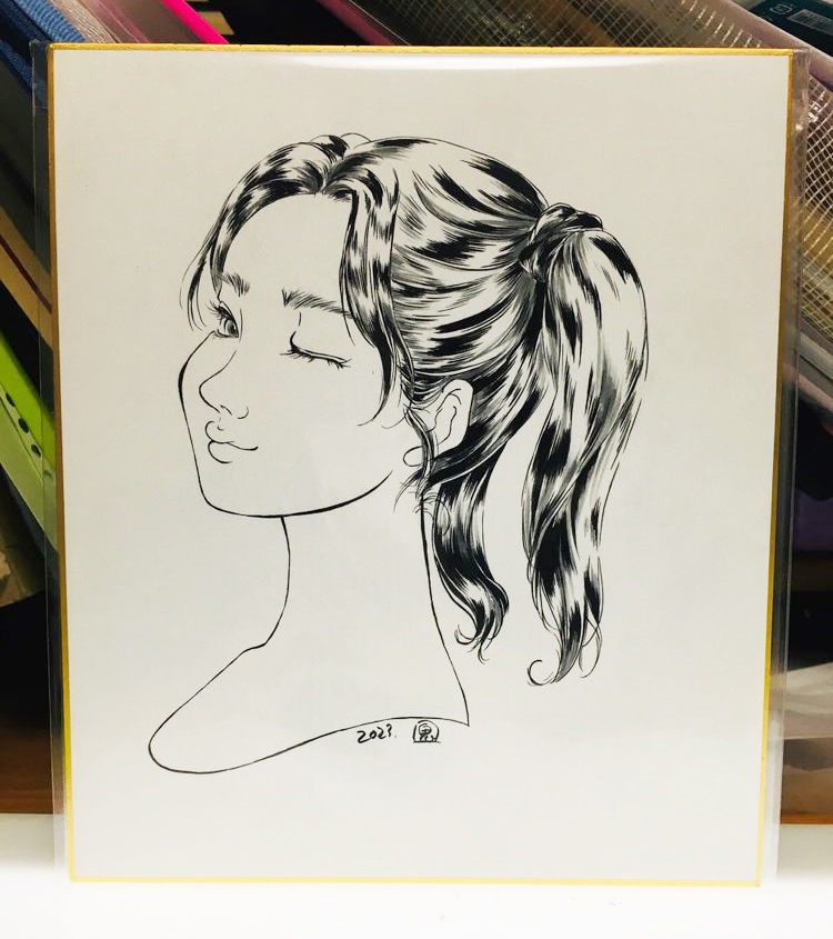 色紙　原画
