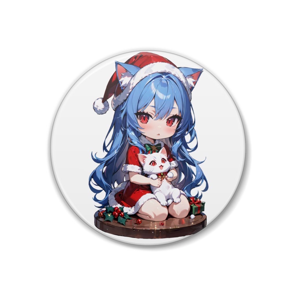 クリスマス缶バッチ