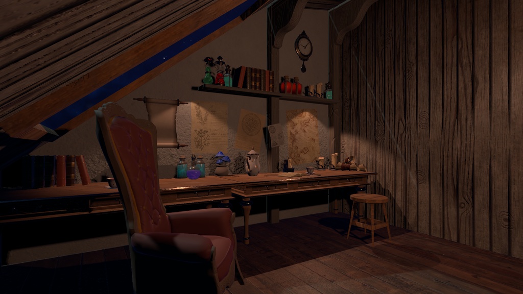 【VRC】Secret Attic【秘密の屋根裏】