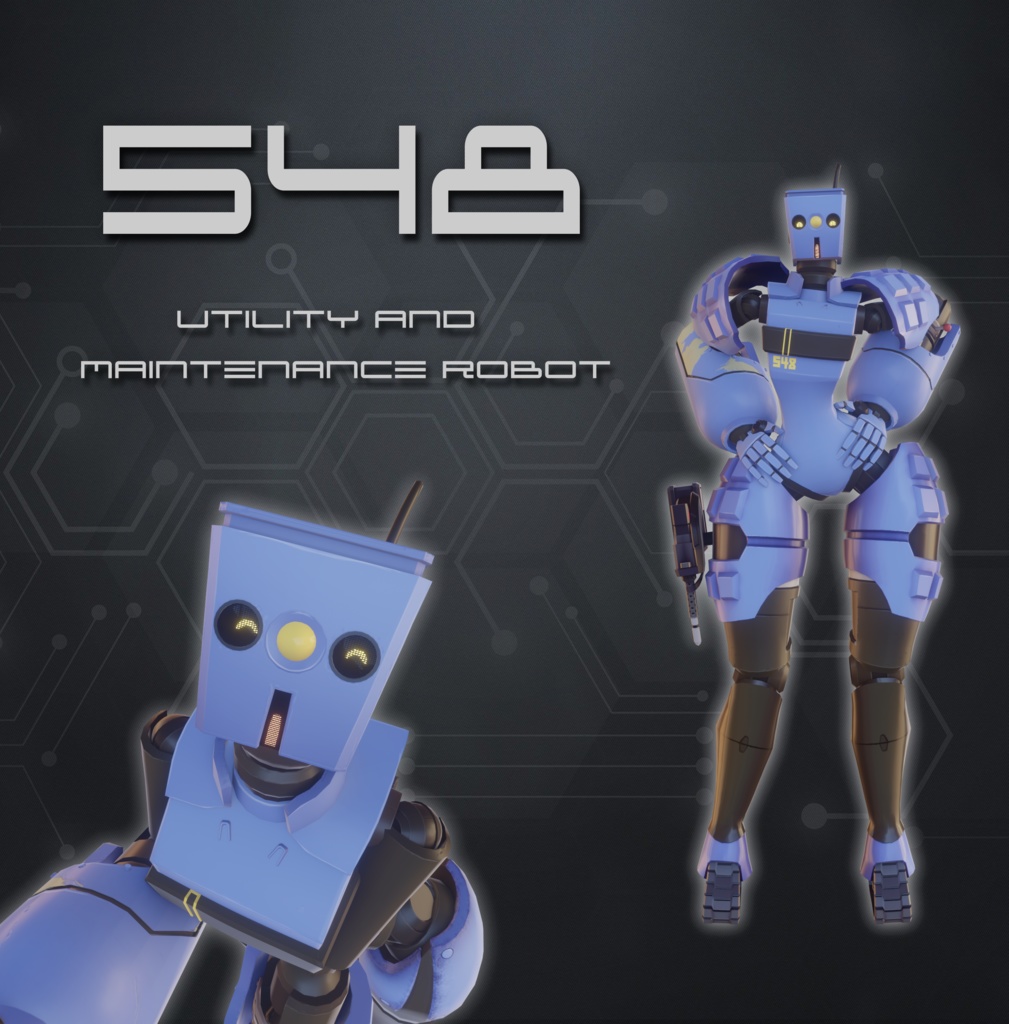 548 The Utility And Maintenance Robot (Fanart model)