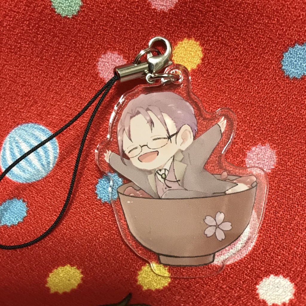 明治東亰恋伽 めいこい 夫婦ぜんざいアクリルストラップ