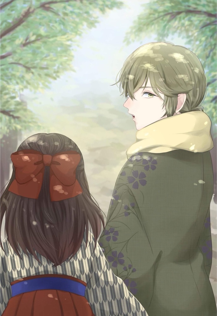 明治東亰恋伽 フレークシール ポストカード めいこい