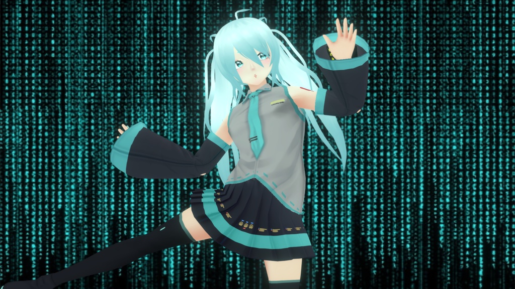 初音ミクの髪型プリセット (Hatsune Miku Hairstyle Preset) Cerberus (Emerson Vroid)