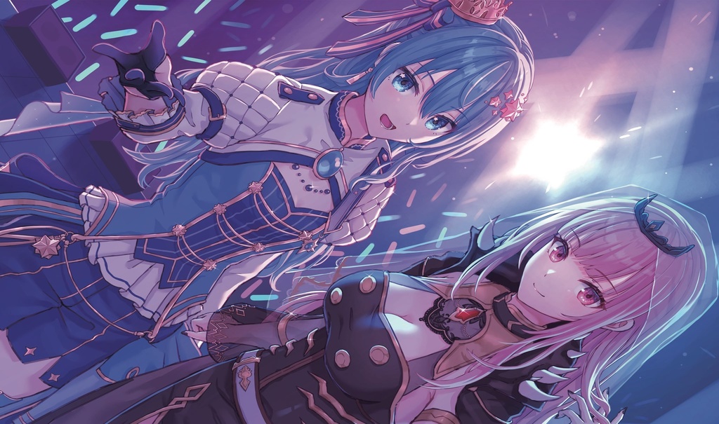 ホロライブ  すいせい&カリオペ　プレイマット