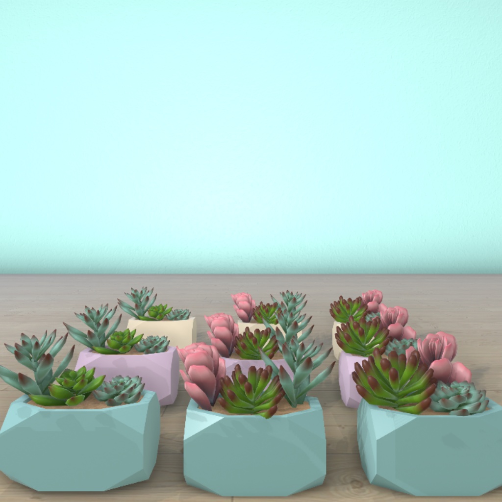 【3Dモデル】飾り棚と小物オブジェ 127点セット