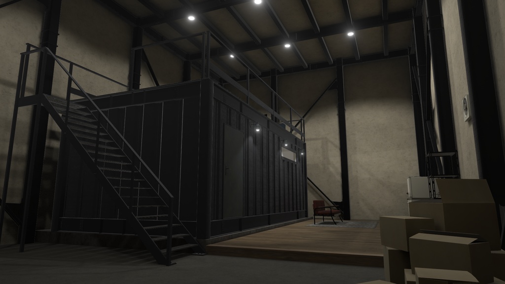 [3DWorld]Industrial container house