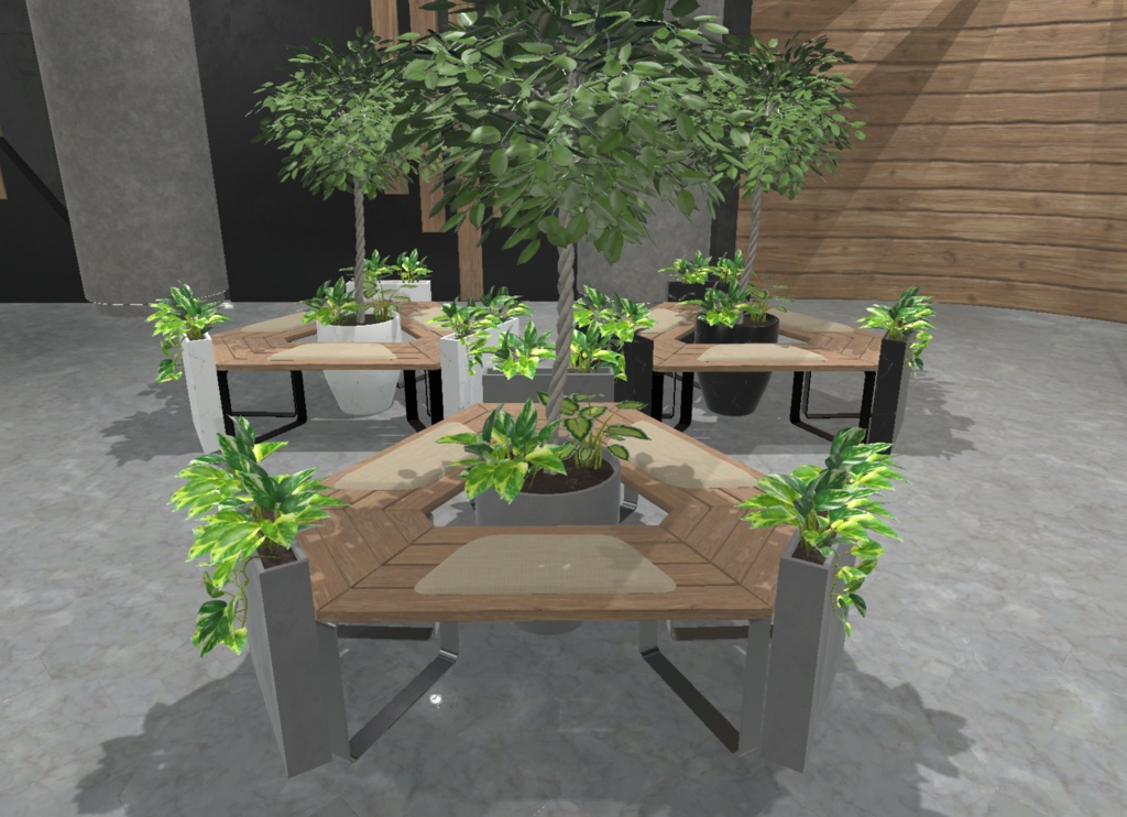 【3Dモデル】観葉植物セット 86点