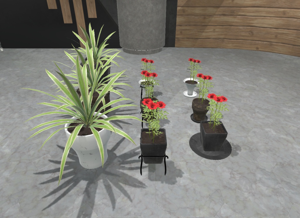 【3Dモデル】観葉植物セット 86点