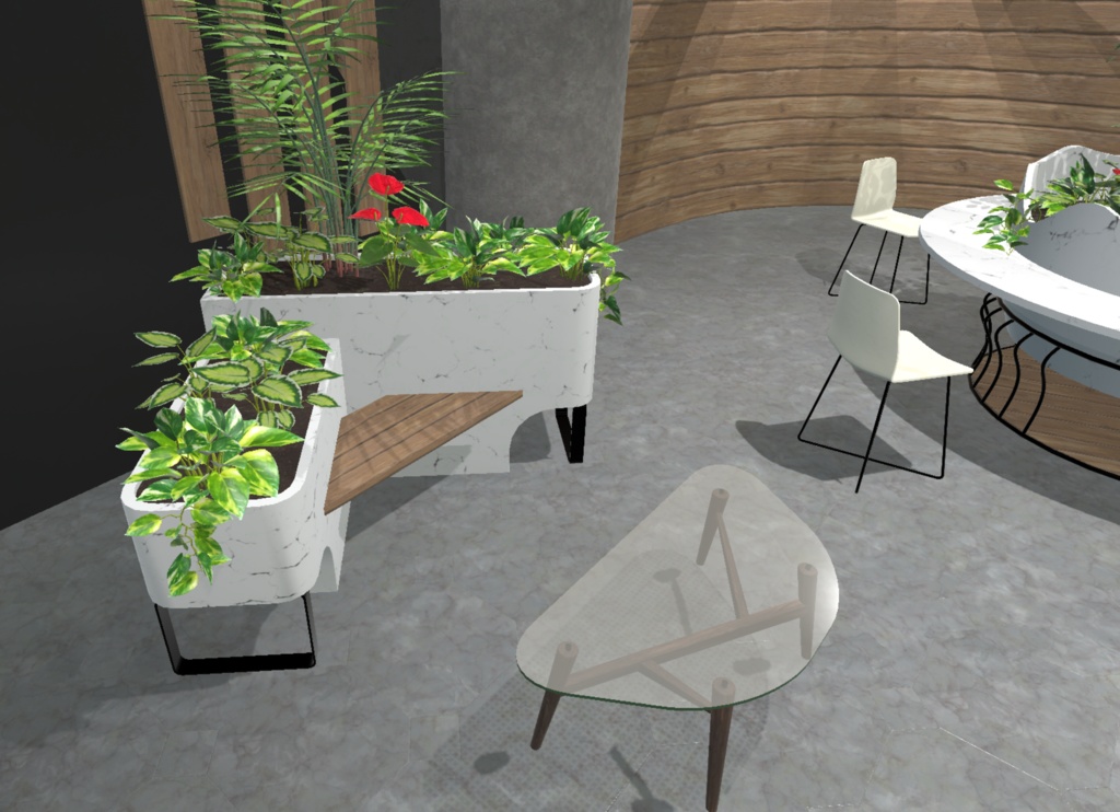 【3Dモデル】観葉植物セット 86点