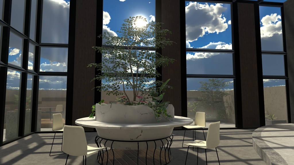 【3Dワールド】Lobby Cafe Style