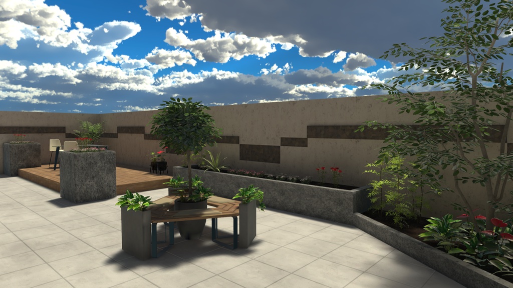 【3Dワールド】Lobby Cafe Style