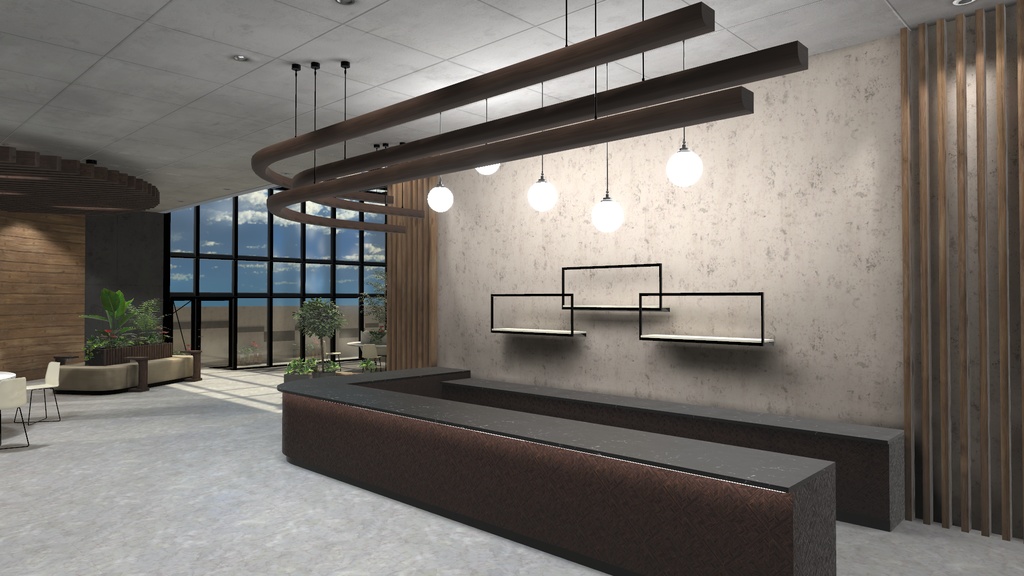 【3Dワールド】Lobby Cafe Style