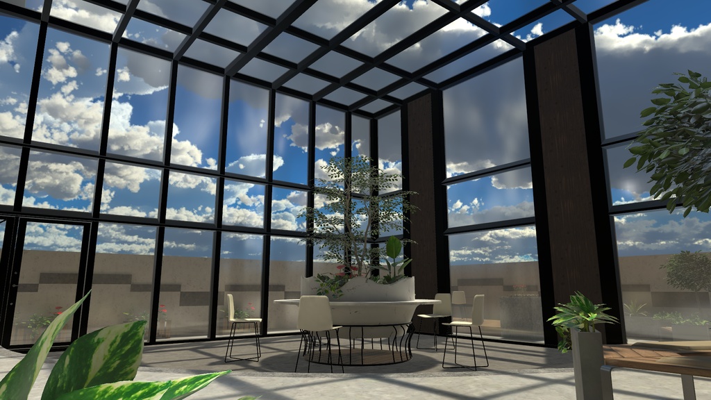 【3Dワールド】Lobby Cafe Style