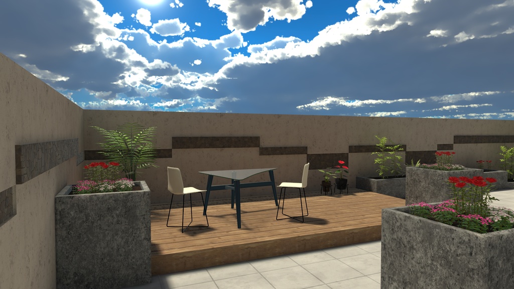 【3Dワールド】Lobby Cafe Style